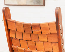 Load image into Gallery viewer, American Designer, Rocking Chair, Pine, Cord, USA, 1970
