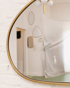 Oblong Organic Shape Mirror