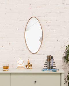 Mika Oblong Mirror in Gold