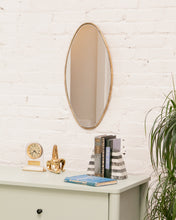 Load image into Gallery viewer, Mika Oblong Mirror in Gold
