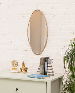 Mika Oblong Mirror in Gold