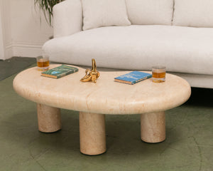 Concrete Boomerang Coffee Table