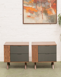 Anaith Nightstands in Grey