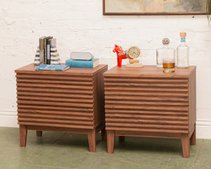 Double Slat Nightstands