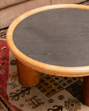 Load image into Gallery viewer, Round Table Chunky Legs Black Top
