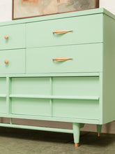 Load image into Gallery viewer, Seafoam Green 1950’s Dresser
