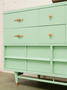 Seafoam Green 1950’s Dresser