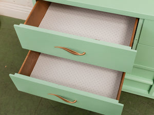 Seafoam Green 1950’s Dresser