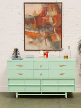 Load image into Gallery viewer, Seafoam Green 1950’s Dresser
