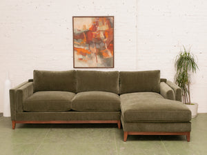 Lisette Sofa in Amici Moss