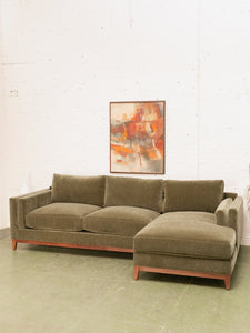 Lisette Sofa in Amici Moss