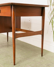 Load image into Gallery viewer, Walnut Mid Century Desk
