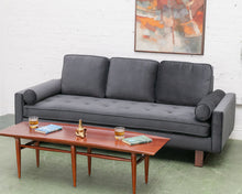 Load image into Gallery viewer, Natasha 3 Seater in Royale Gunmetal
