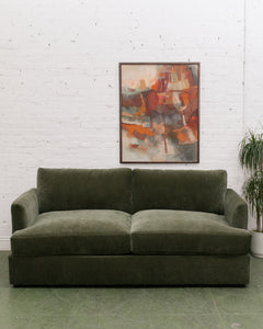 Michonne 83” Sofa in Amici Moss