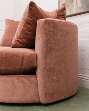 Load image into Gallery viewer, Bianca Swivel Chair in Belmont Clay
