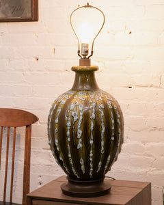 Green Vintage Large Lamp