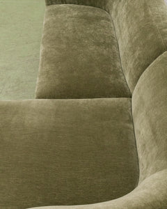 Bonnie 2 Piece Sectional Sofa in Amici Moss