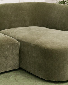 Bonnie 2 Piece Sectional Sofa in Amici Moss