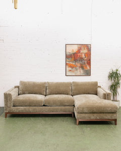 Lisette Sofa in Bianca Moss (Right Facing)