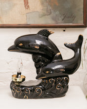 Load image into Gallery viewer, Vintage Dolphin MCM Mid-Century Modern Art Deco Lamp
