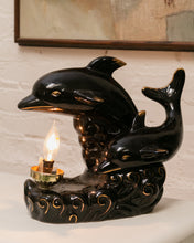 Load image into Gallery viewer, Vintage Dolphin MCM Mid-Century Modern Art Deco Lamp
