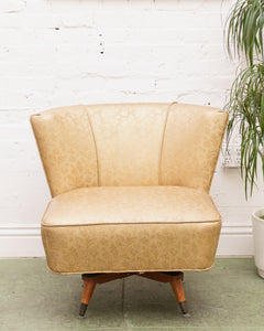 Embossed Vintage Swivel Chair