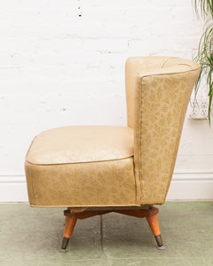 Embossed Vintage Swivel Chair