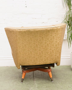 Embossed Vintage Swivel Chair