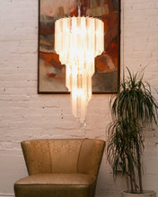 Load image into Gallery viewer, 1970’s Vintage Acrylic Cascading Chandelier
