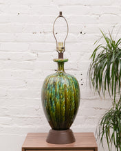 Load image into Gallery viewer, Glazed Green Potters Lamp
