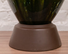 Load image into Gallery viewer, Glazed Green Potters Lamp
