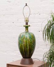 Load image into Gallery viewer, Glazed Green Potters Lamp
