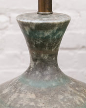 Load image into Gallery viewer, Textured Ceramic Potters Lamp
