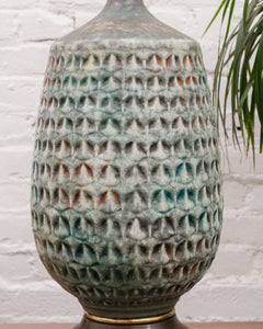 Textured Ceramic Potters Lamp