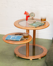 Load image into Gallery viewer, Two Tier Oak Side Table
