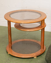 Load image into Gallery viewer, Two Tier Oak Side Table
