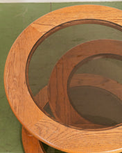 Load image into Gallery viewer, Two Tier Oak Side Table
