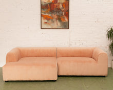 Load image into Gallery viewer, Caprese Sectional Sofa in Blush Corduroy
