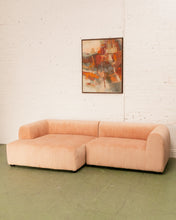 Load image into Gallery viewer, Caprese Sectional Sofa in Blush Corduroy
