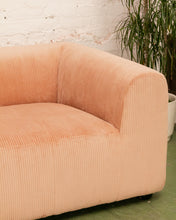 Load image into Gallery viewer, Caprese Sectional Sofa in Blush Corduroy
