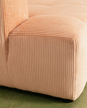 Load image into Gallery viewer, Caprese Sectional Sofa in Blush Corduroy
