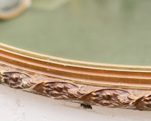 Load image into Gallery viewer, Gold Oval Ornate Mirror
