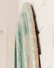 Load image into Gallery viewer, Faux Stone Post Modern Seafaom Green  Mirror
