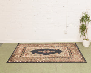 Olive Green & Blue Rug