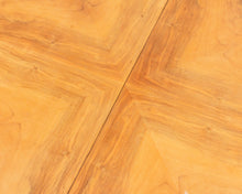 Load image into Gallery viewer, Burl Walnut Dining Table 2 Leaves
