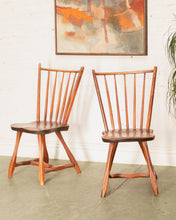 Load image into Gallery viewer, Antique Western Wood Spindle Chair
