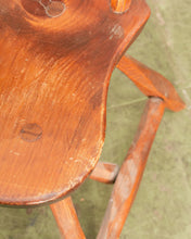 Load image into Gallery viewer, Antique Western Wood Spindle Chair
