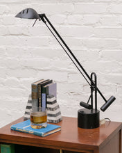 Load image into Gallery viewer, Vintage Ikea Postmodern Black Counter-Balanced Halogen Desk Lamp Crane Architect
