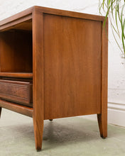 Load image into Gallery viewer, Rattan Vintage Nightstand by Century
