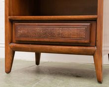 Load image into Gallery viewer, Rattan Vintage Nightstand by Century
